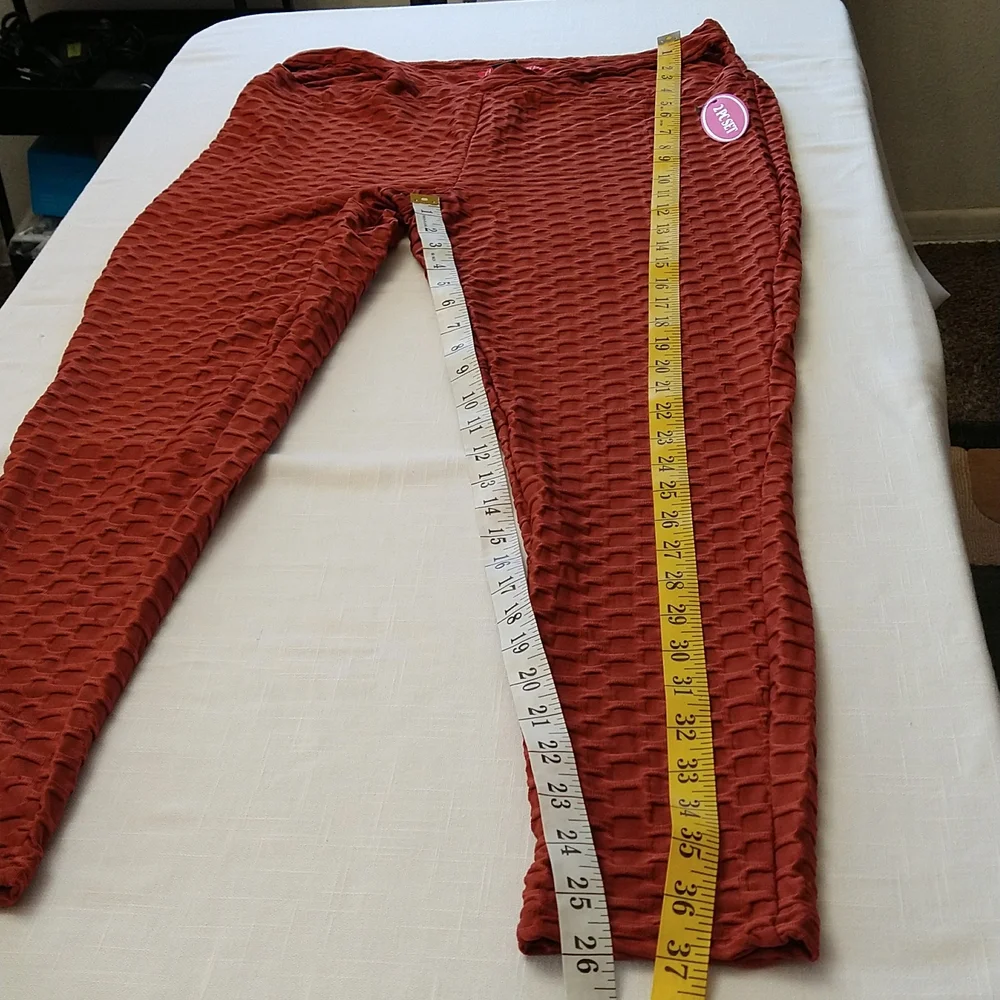 Brazilian leggings and crop jacket set  size Xlarge Honeycomb style - Picture 9 of 14